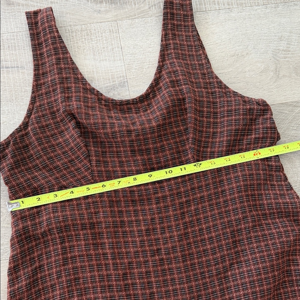 Vintage Piccalino Petites Brown Checkered plaid dress. - Picture 6 of 7